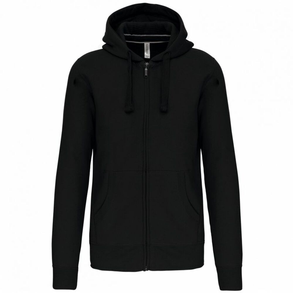 Kariban Unisex Adult Full Zip Hoodie / Black